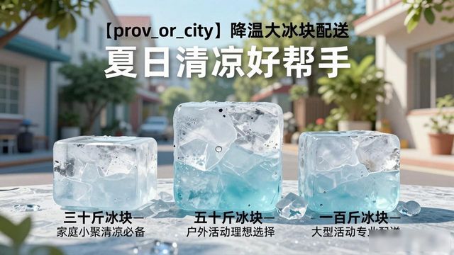 罗湖降温大冰块配送 夏日清凉好帮手
